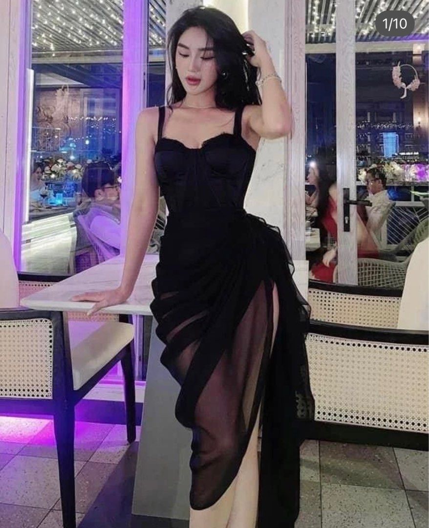 Sheer romper dress on sale