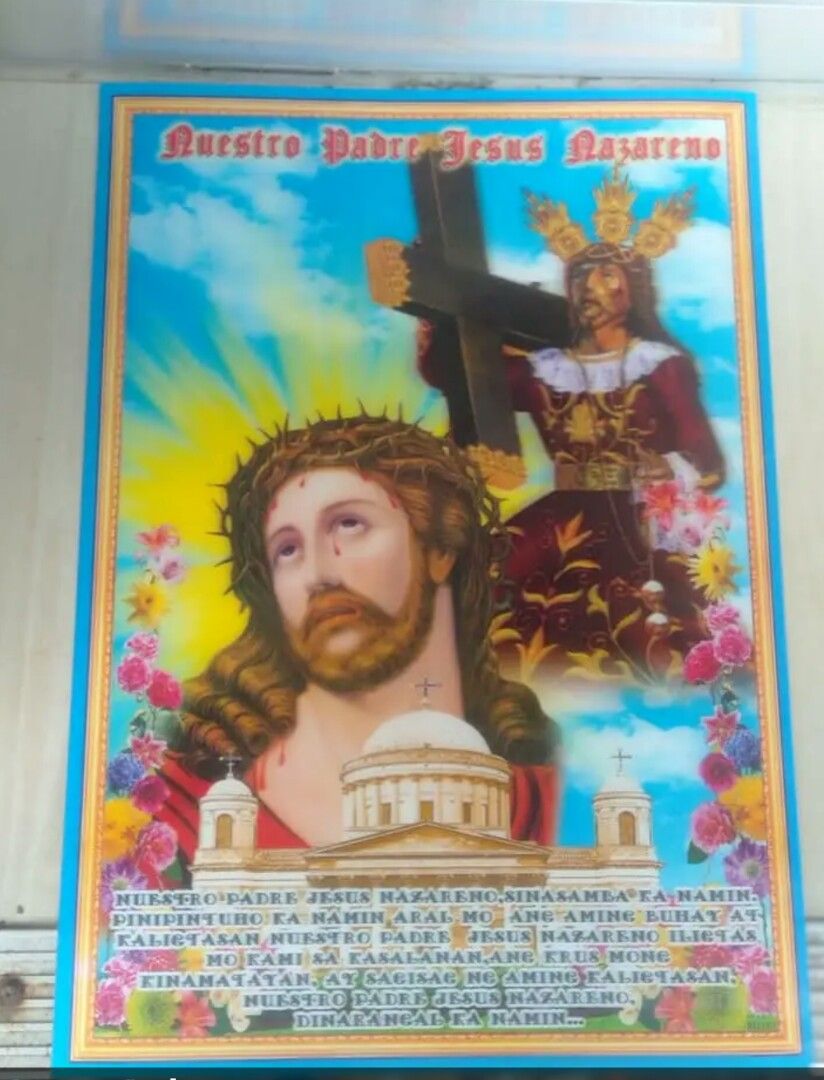 Blessed in Quiapo church 3D Nuestra Padre Jesus Nazareno, Hobbies & Toys,  Memorabilia & Collectibles, Religious Items on Carousell