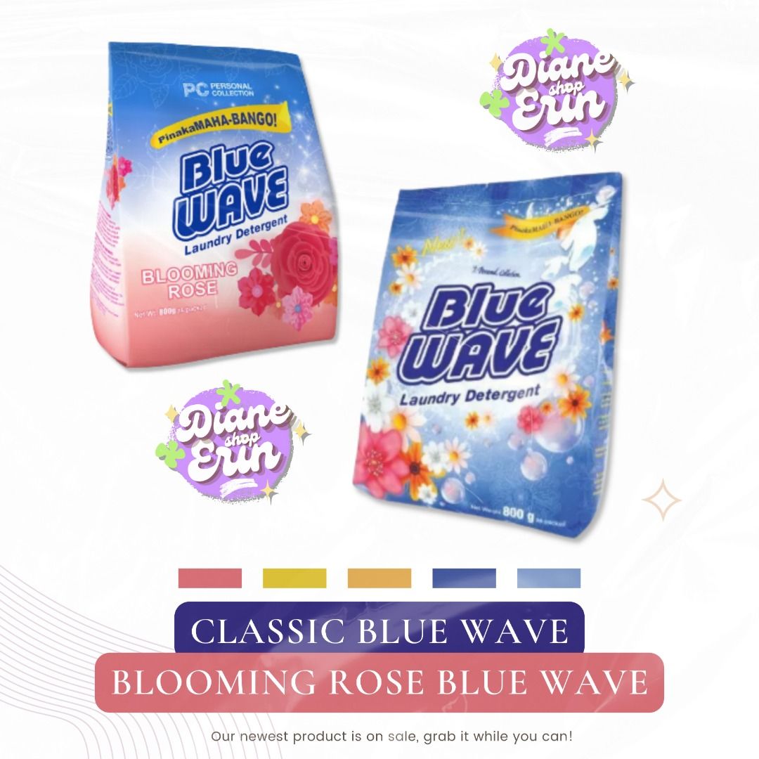BLUE WAVE Powder Laundry Detergent 800g (PERSONAL COLLECTION