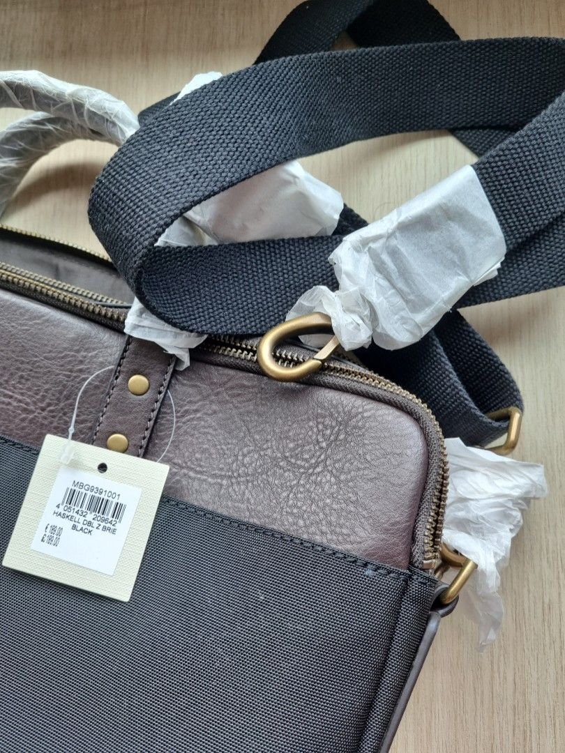 Haskell single zip briefcase shop