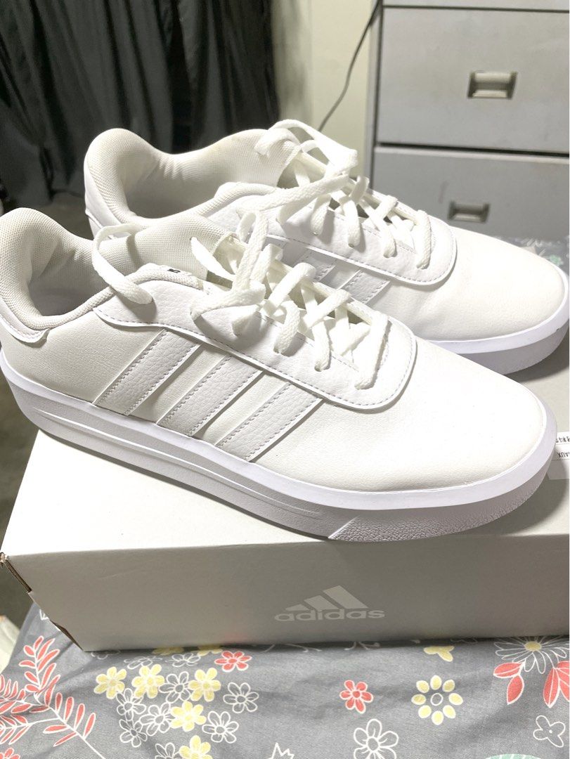 White platform court shoes sale