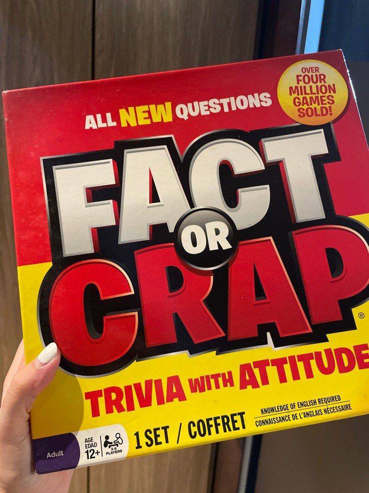 Board Game Fact or Crap Hobbies Toys Toys Games on Carousell