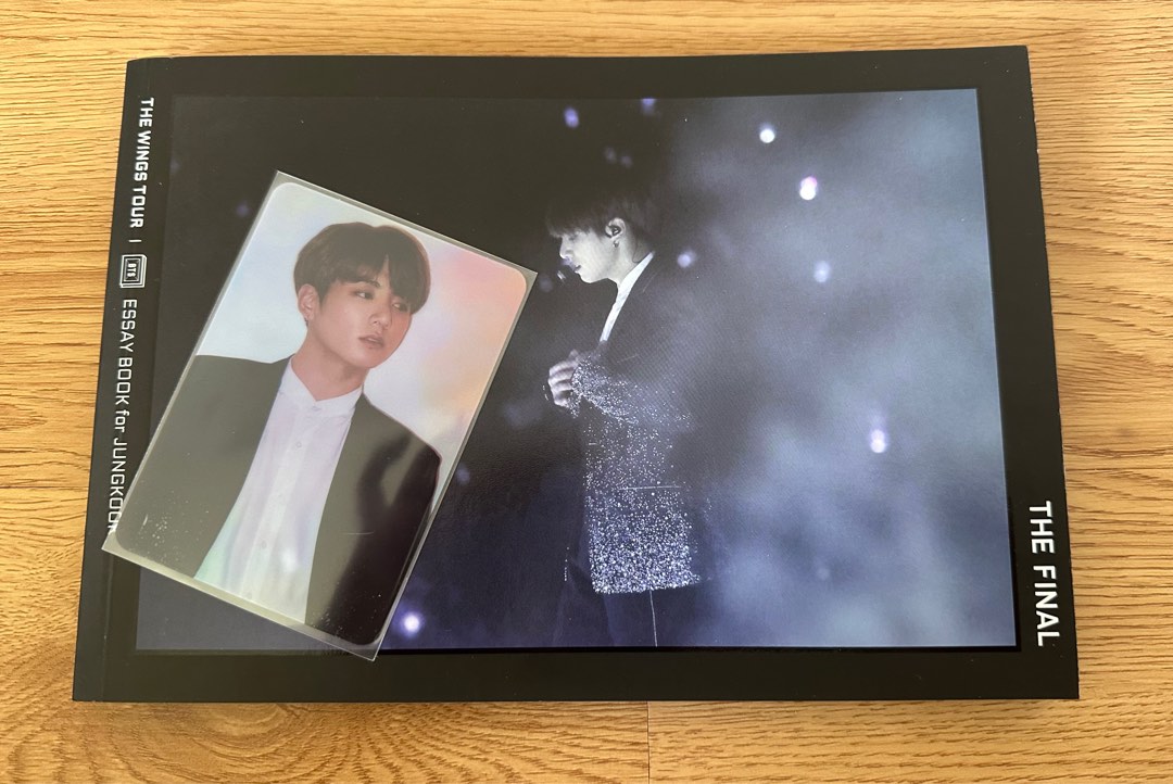 BTS JUNGKOOK WINGS ESSAY BOOK with PC, Hobbies & Toys, Memorabilia
