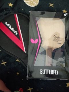 Butterfly Strike Paddle SK7 with Pouch