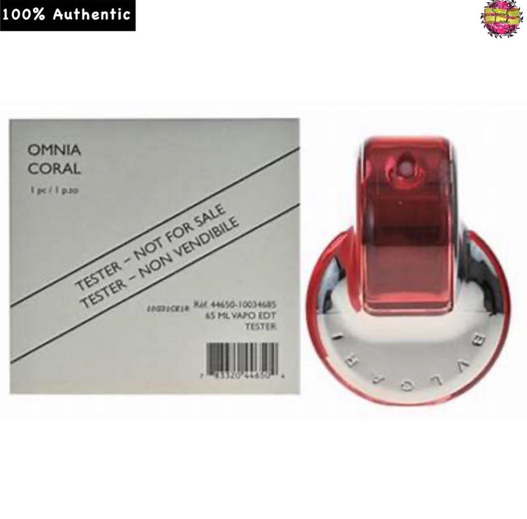 Bvlgari Omnia Coral EDT 65ml for Women Tester