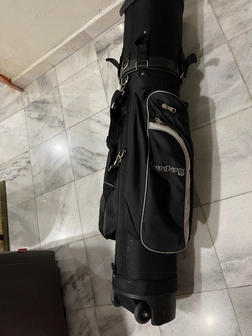 Caddy Daddy 2 wheels golf travel bag with hard top, Sports Equipment