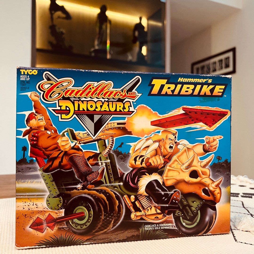 Cadillacs and Dinosaurs HAMMER'S TRIBIKE Vehicle TYCO 1993 RARE HTF
