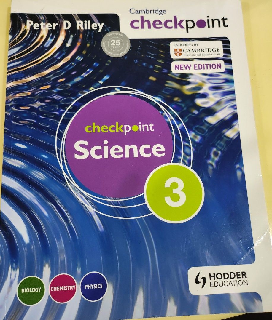 Cambridge Checkpoint Science 3 for Year 9 (ISBN 9781444143782, Hobbies &  Toys, Books & Magazines, Textbooks on Carousell