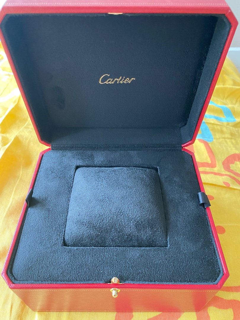 Cartier watch case box