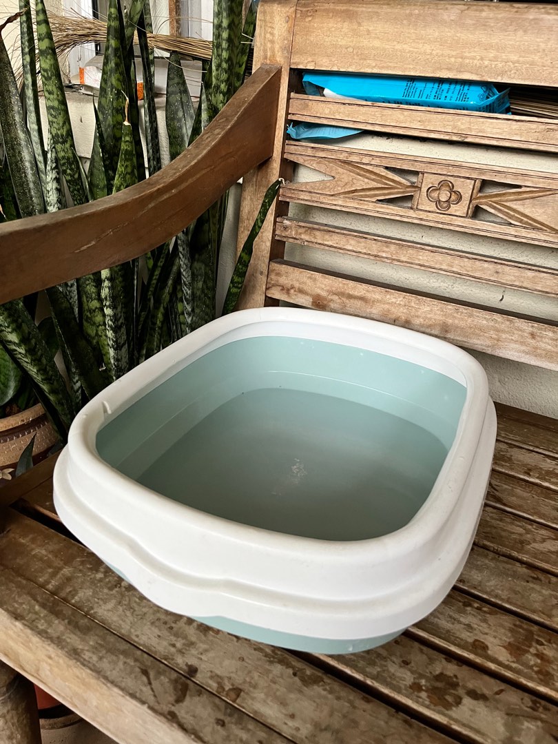 Cat Litter Box (M), Pet Supplies, Homes & Other Pet Accessories on