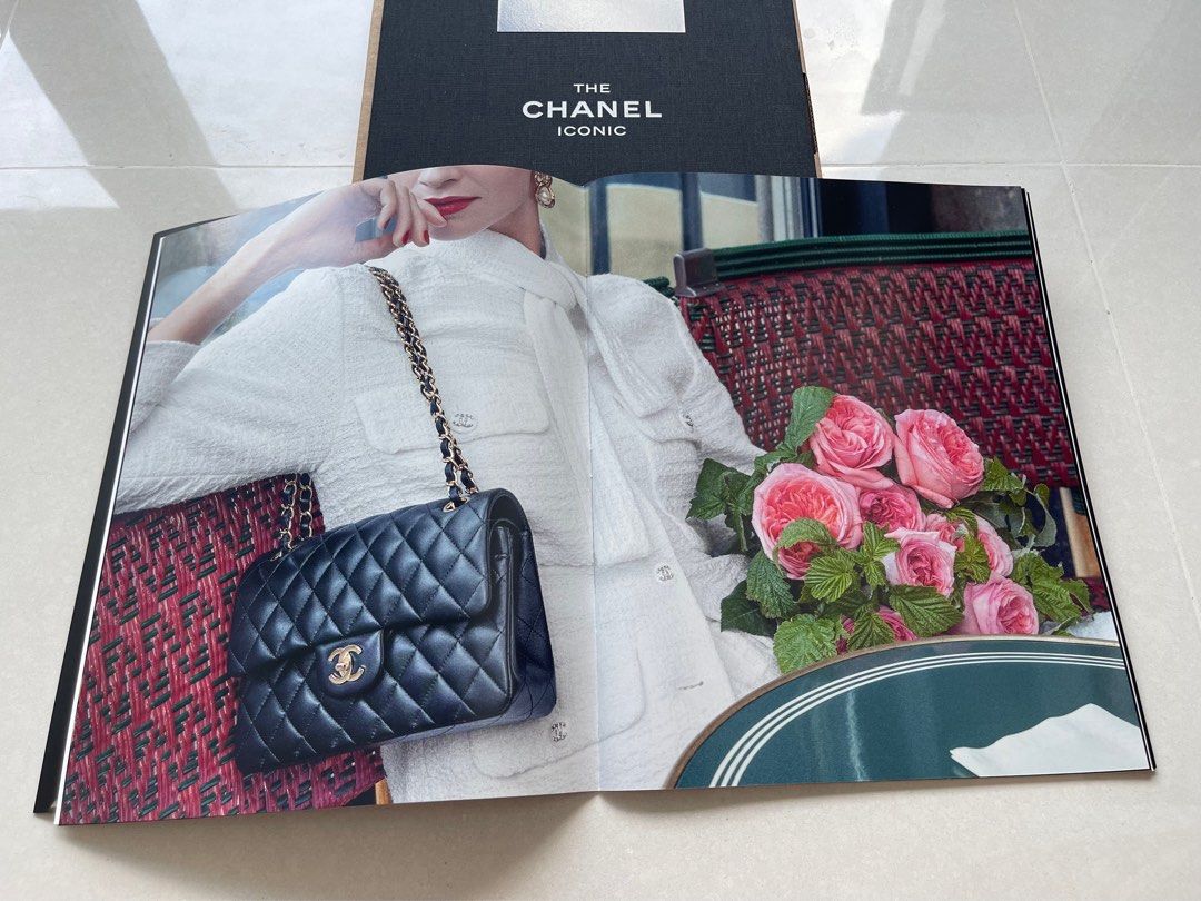 Chanel Iconic Catalog with Fabric Case, Luxury, Accessories on Carousell