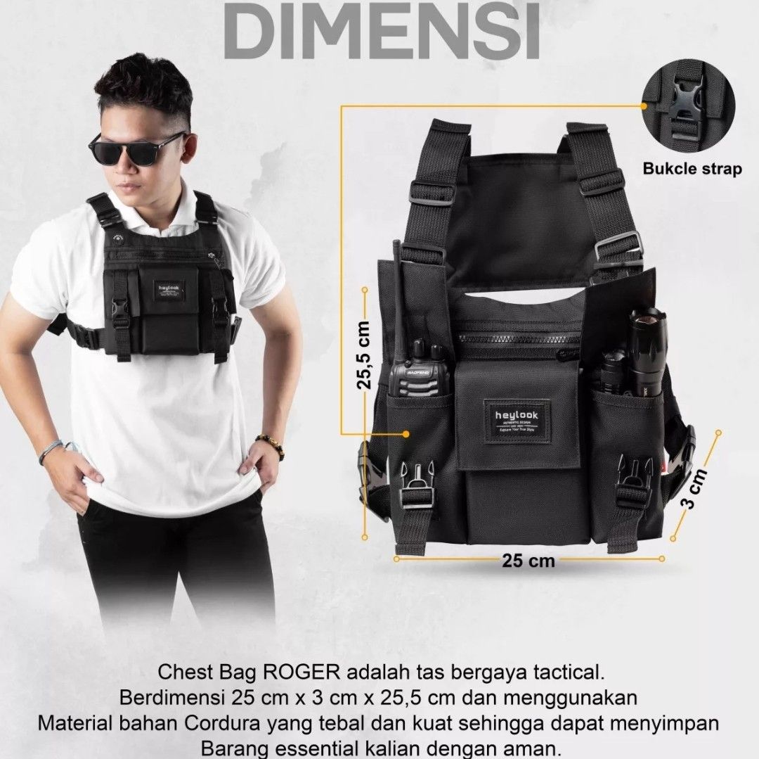 Chest bag Roger Men s Fashion Bags Belt bags Clutches and