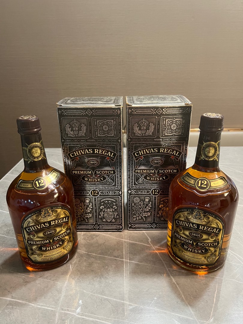 XO Hennessy VSOP Glenfiddich Chivas Regal Rare 18 years 12