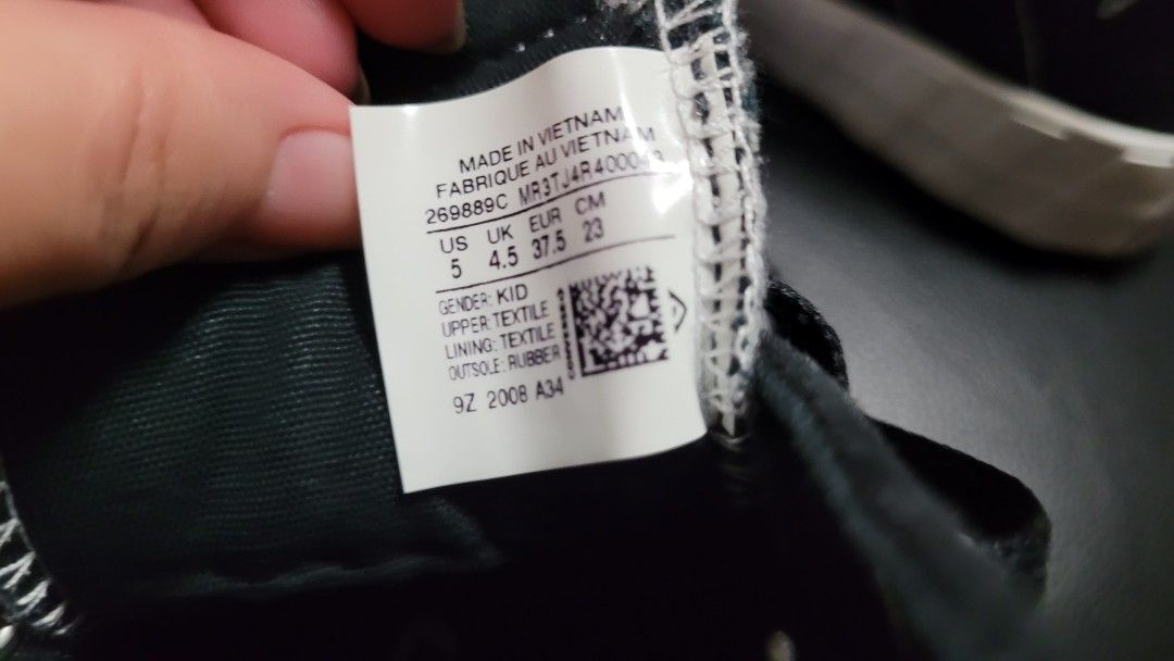 Converse 37.5 size online