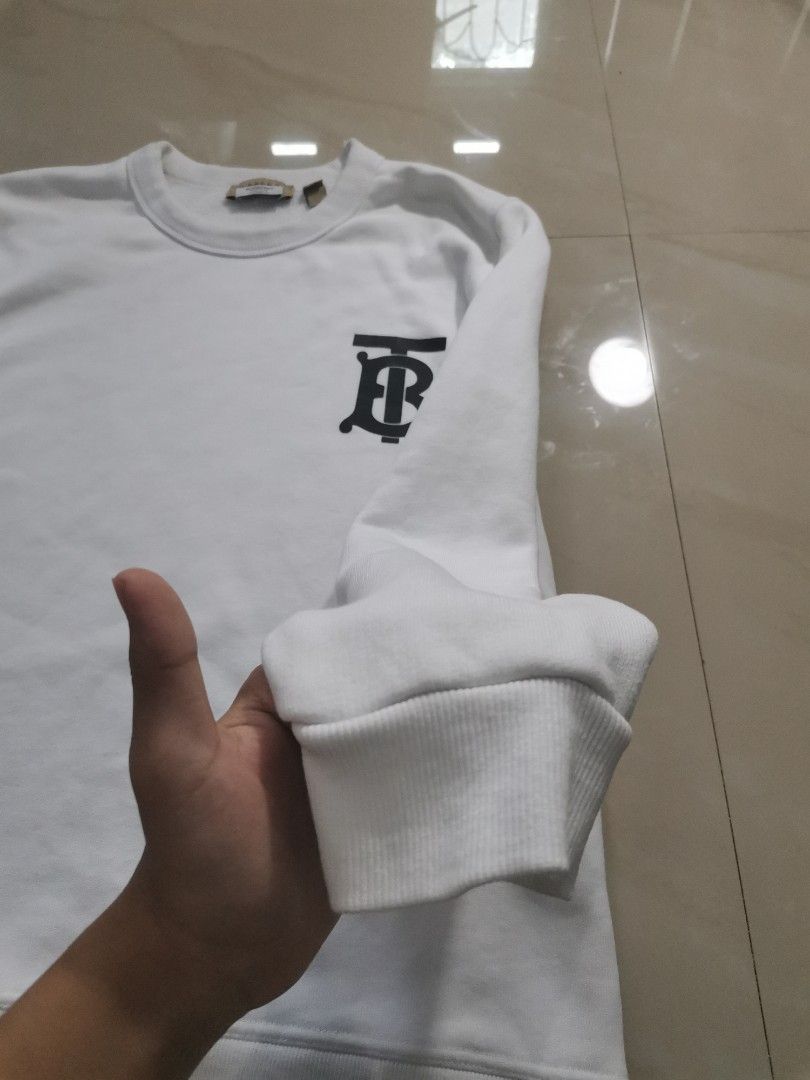 Monogram Sweatshirt Thomas Burberry Sweatshirt Burberry Logo Print