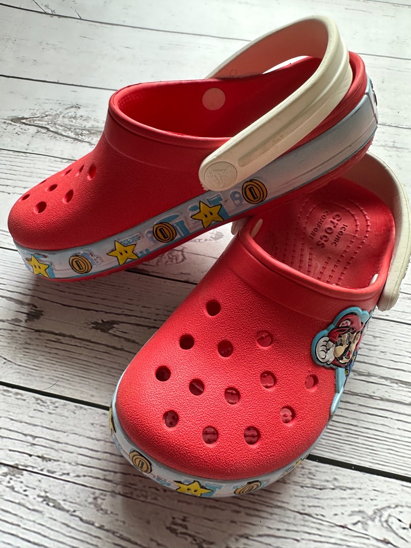 Crocs Shoes Mario C10 size, Babies & Kids, Babies & Kids Fashion on  Carousell