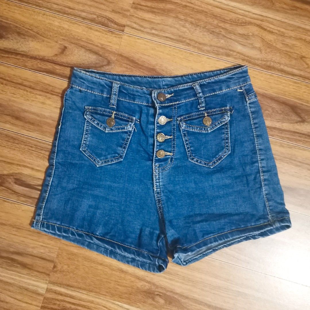 Dark blue Shorts, Women's Fashion, Bottoms, Shorts on Carousell
