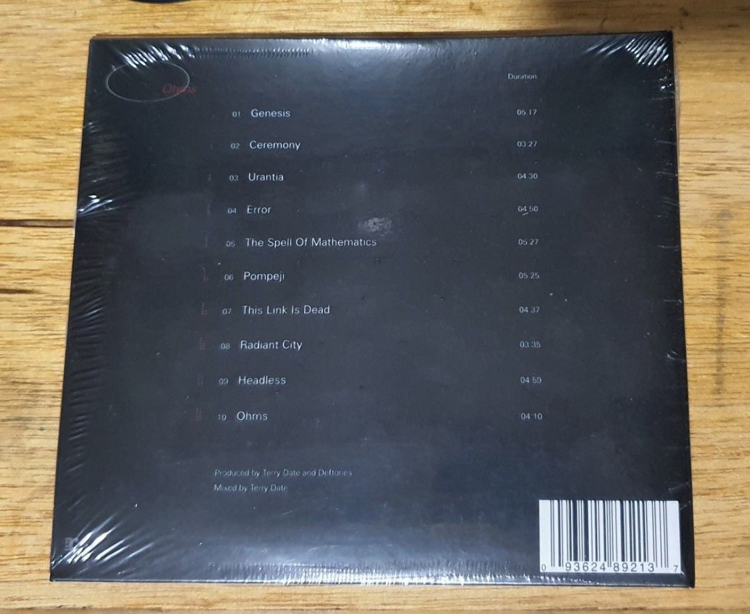 Deftones - Ohms - Audio CD - Sealed and New, Hobbies & Toys, Music & Media,  CDs & DVDs on Carousell