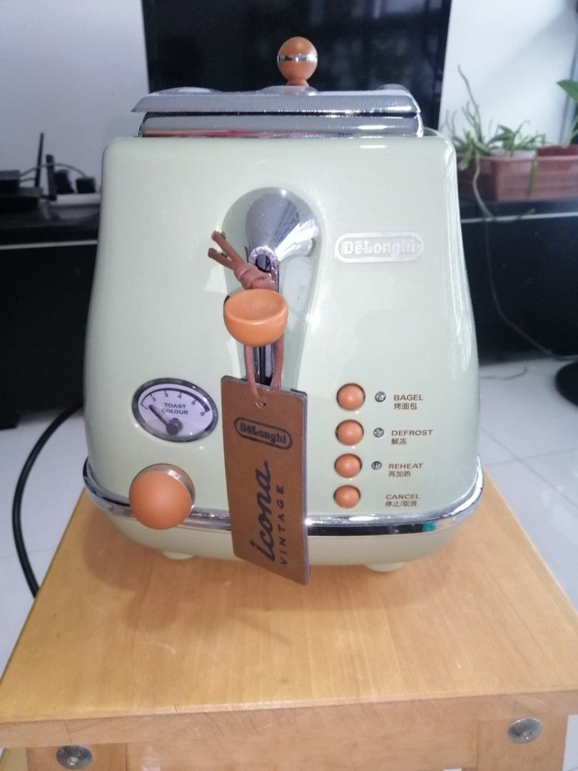 Delonghi Icona Vintage Toaster Green, TV & Home Appliances, Kitchen