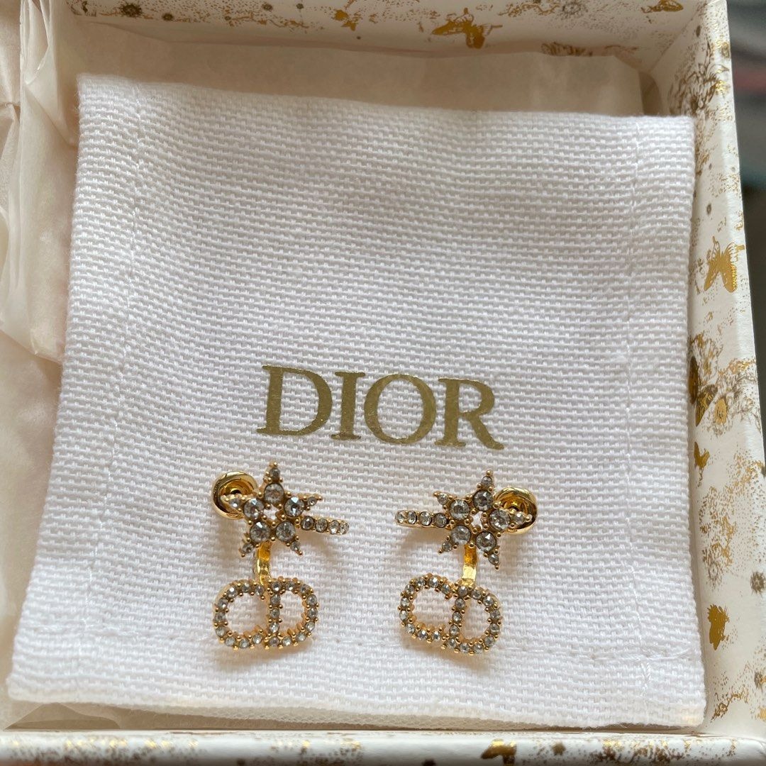 Dior star earrings sale