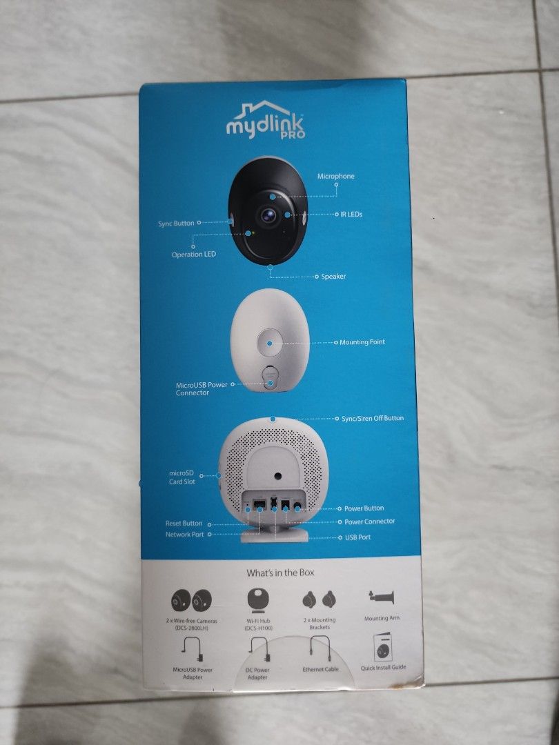 Dlink wire free camera kit, Furniture & Home Living, Security & Locks