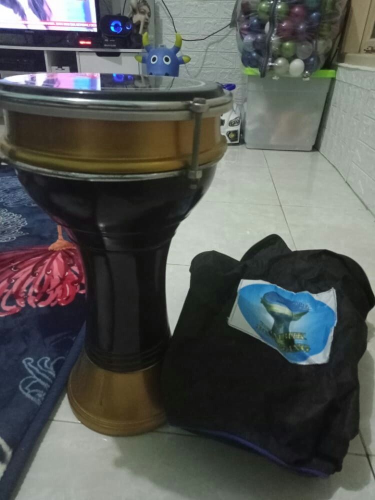 Dumbuk pinggang atau Darbuka kayu 8 inch + Tas, Barang Yang Dicari di