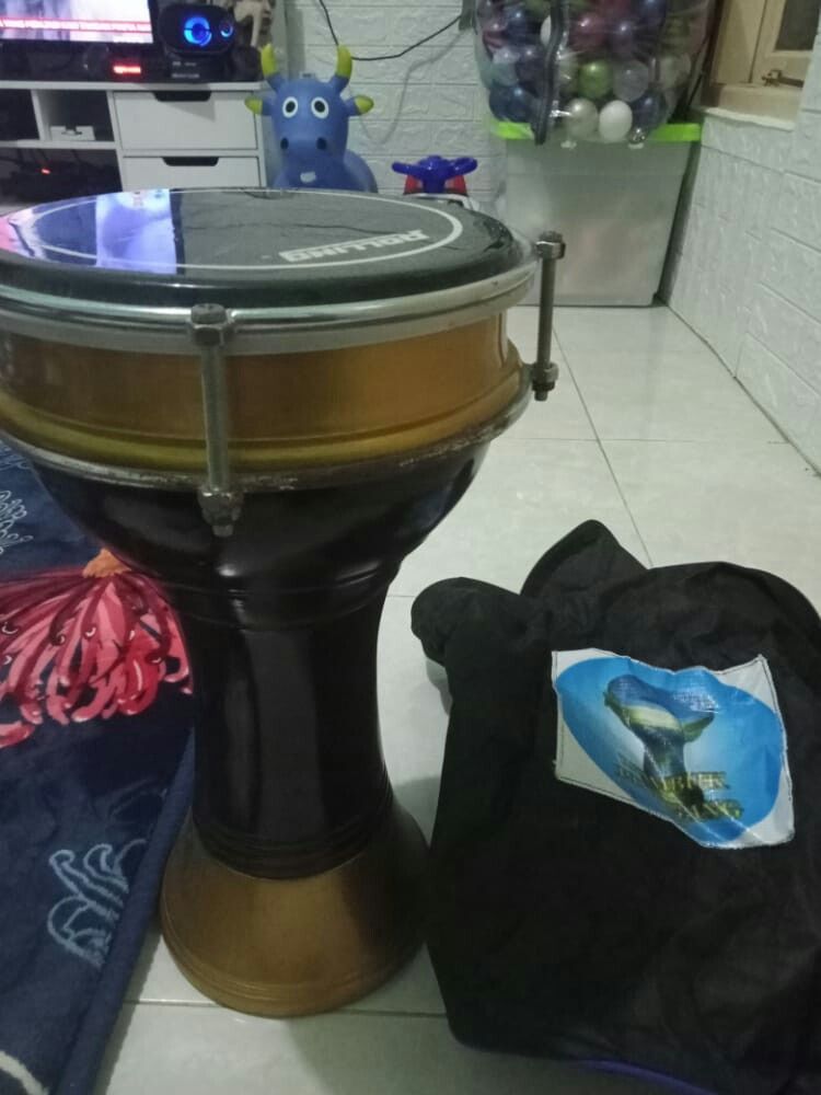 Dumbuk pinggang atau Darbuka kayu 8 inch + Tas, Barang Yang Dicari di