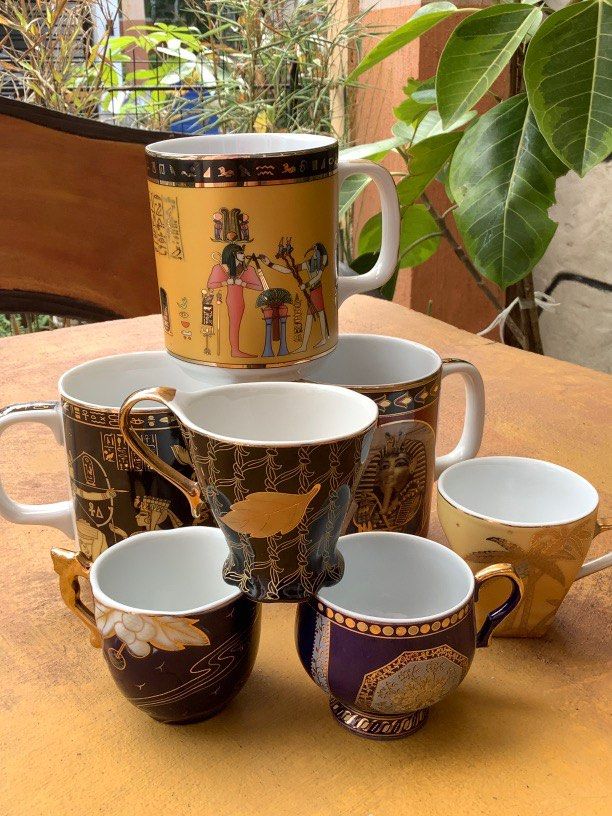Egyptian Coffee / Tea Cups from Egypt Cairo, Furniture & Home Living