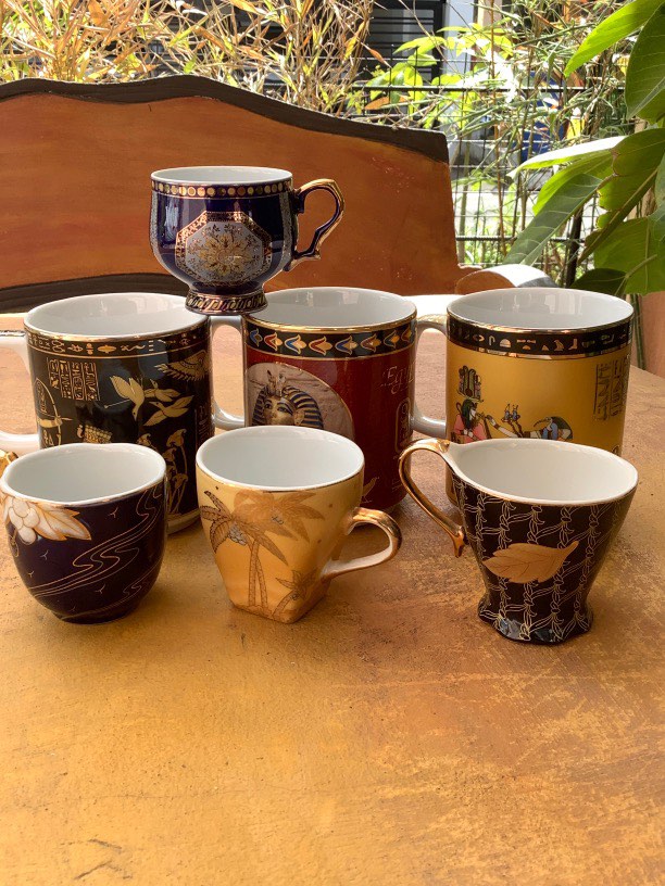 Egyptian Coffee / Tea Cups from Egypt Cairo, Furniture & Home Living