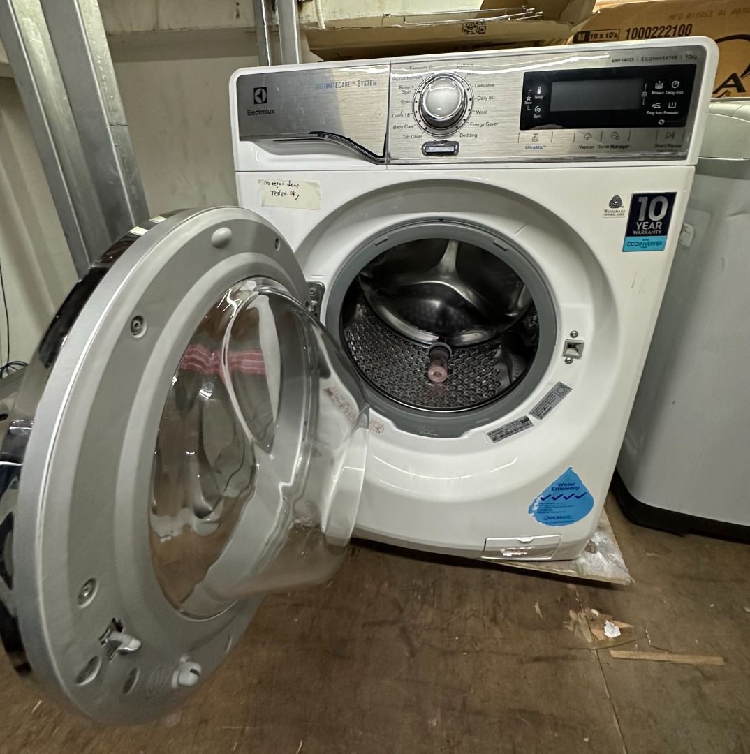 ELECTROLUX 10kg Front Load Washer_EWF14023, TV & Home Appliances