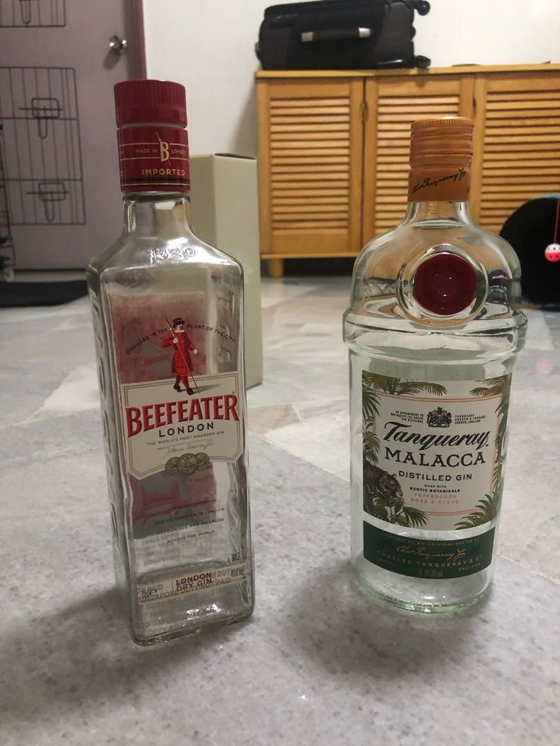 Empty Liquor Bottles, Furniture & Home Living, Kitchenware & Tableware