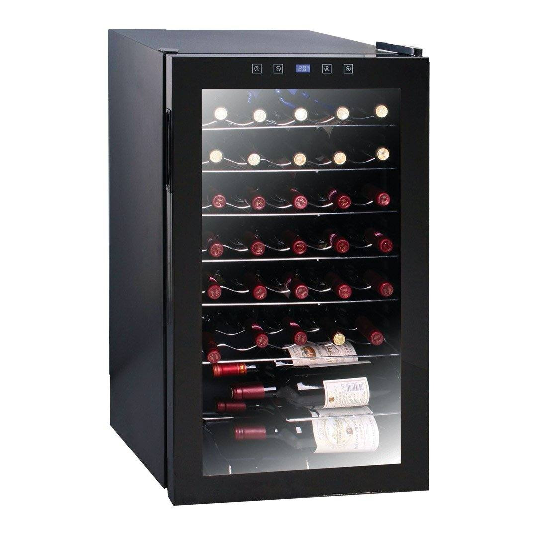 EuropAce 33 Bottles Wine Cooler EWC 1331S 5 Years Compressor Warranty