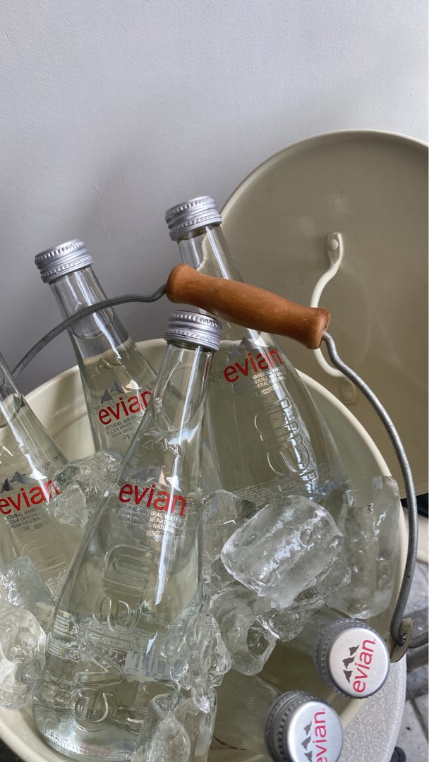 Evian Bottles, Furniture & Home Living, Kitchenware & Tableware, Water ...