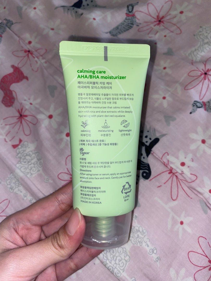 Face Republic Calming Care AHA/BHA Moisturizer, Non-comedogenic 50mL ...