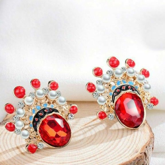 Chinese style earrings clearance