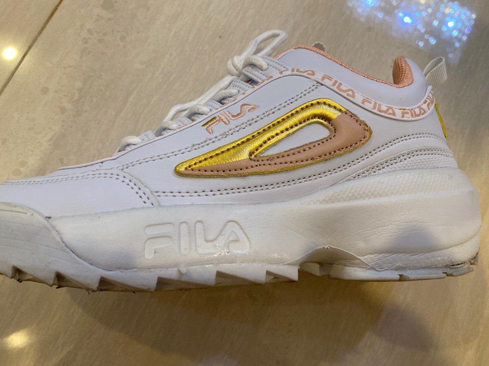 Fila pink and golden shoe eur 37