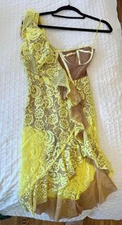 For Love and Lemons Tati Lace Midi Dress