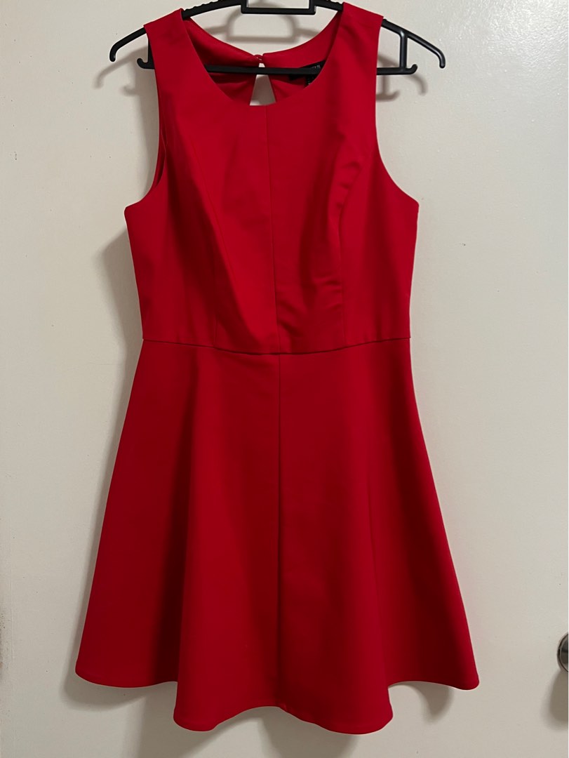 Red cocktail new arrivals dress forever 21