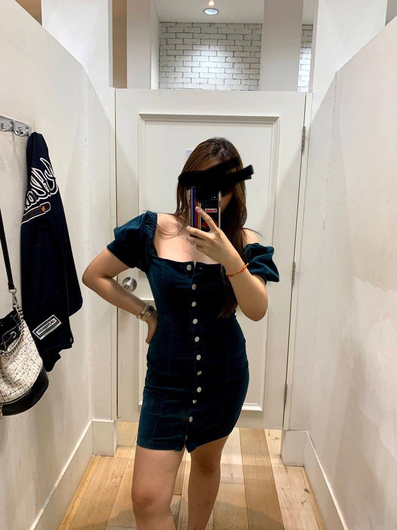 Button dress forever 21 outlet