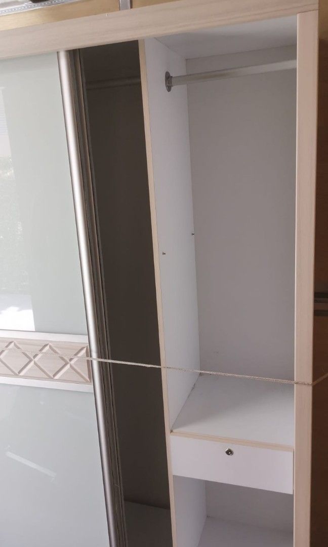Free delivery wardrobe with sliding door, Furniture & Home Living