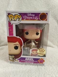 Funko Pop Disney Princess - Ariel (Gold Dancing Gown with Pin) Funko.com Exclusive Little Mermaid