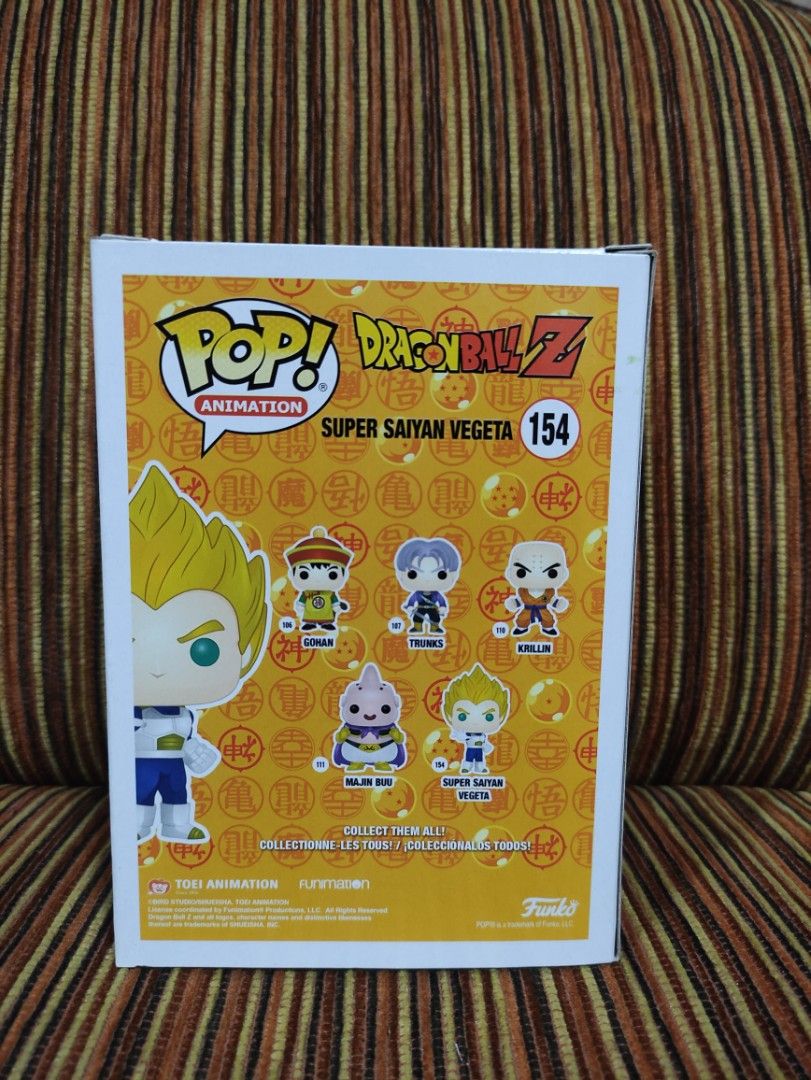 Funko POP Dragonball Z Super Saiyan Vegeta Red Chrome 154