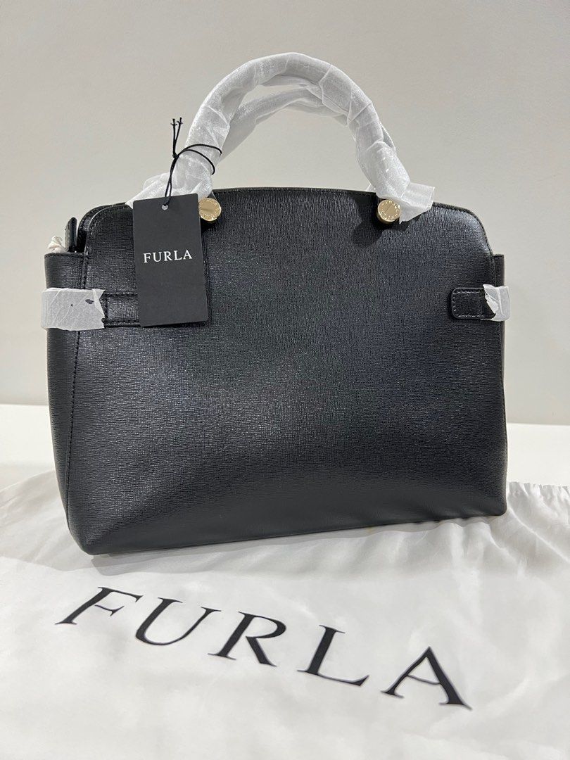 Furla agata hotsell medium leather tote