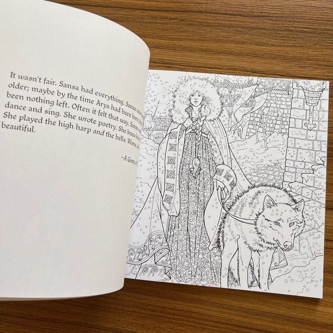 Game of Thrones Coloring Book, Hobbies & Toys, Books & Magazines