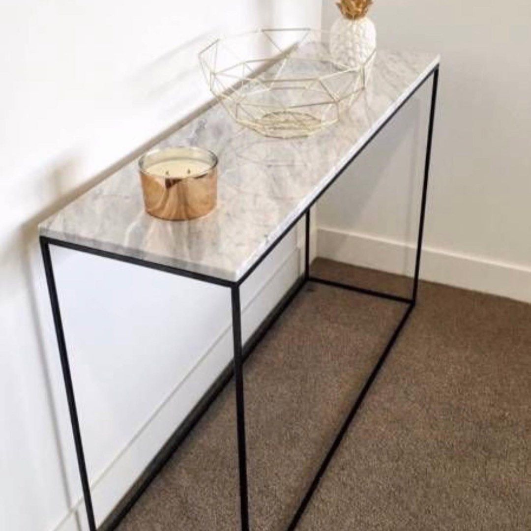 Genuine Marble Hallway Table, Furniture & Home Living, Furniture