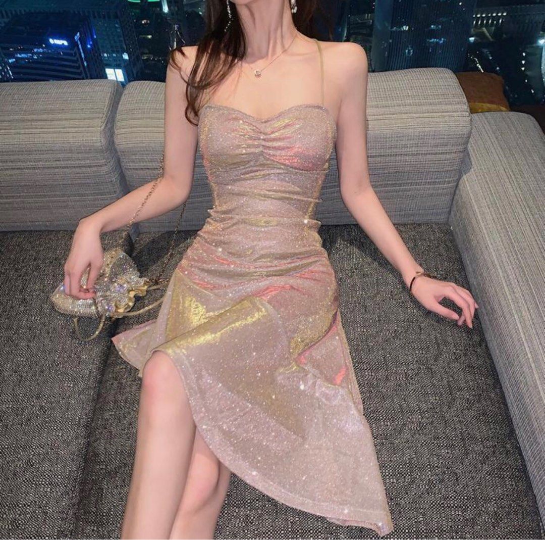 Glitter Cocktail Dress