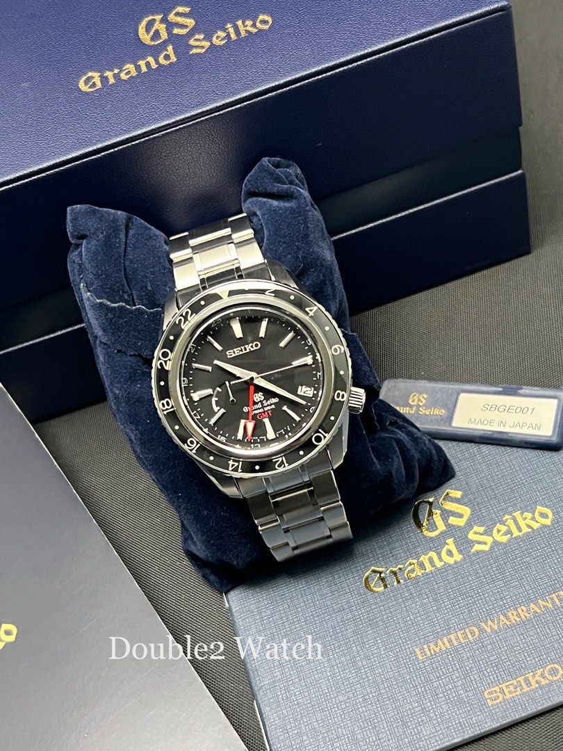 Grand Seiko Sport Collection Spring Drive GMT Autamatic Black Dial