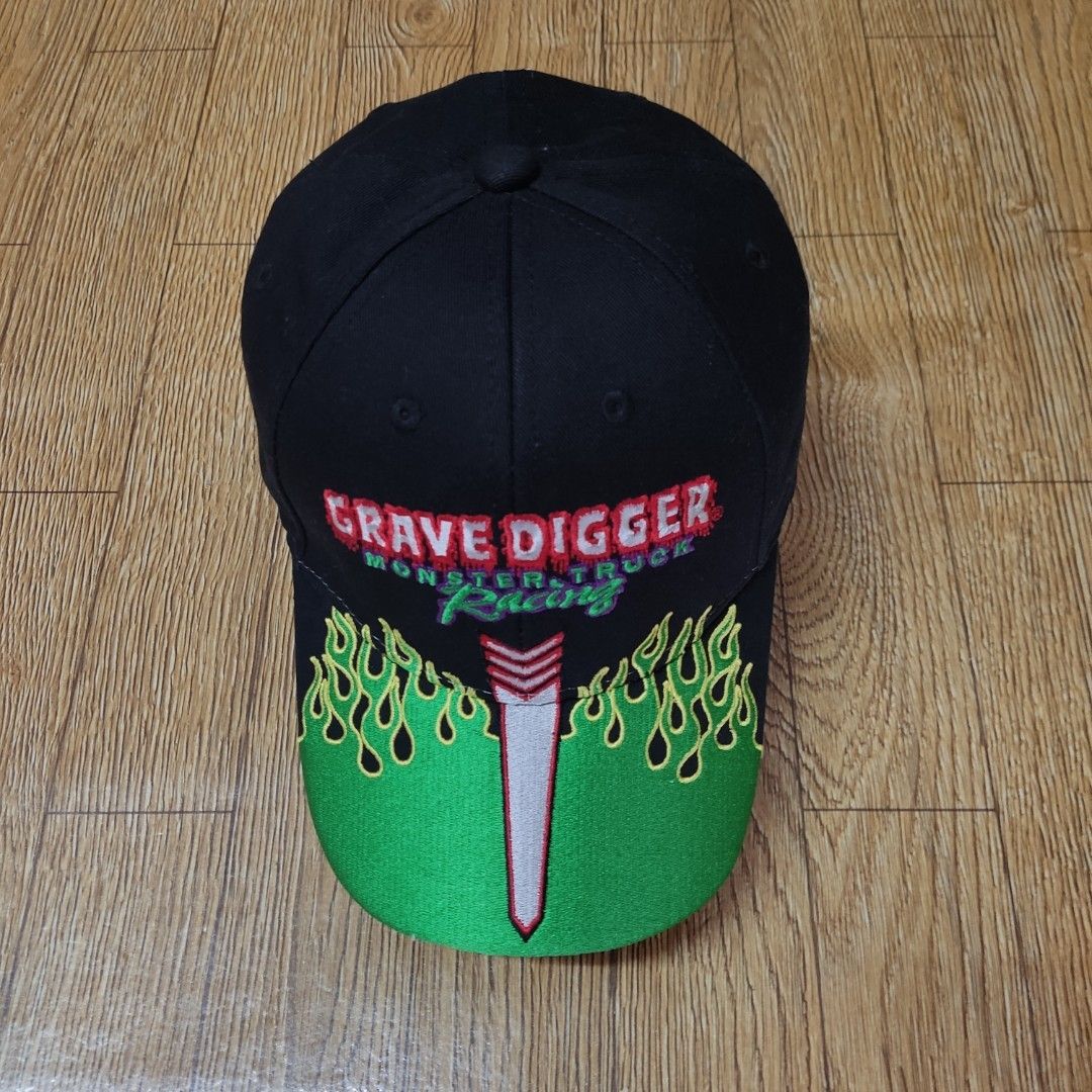 Grave Digger Monster Truck Racing cap, Men's Fashion, Watches