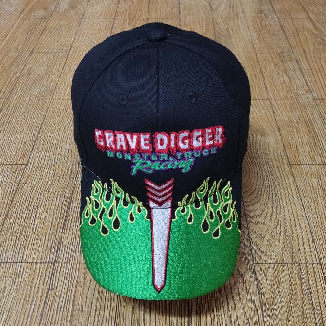Grave Digger Monster Truck Racing cap, Men's Fashion, Watches