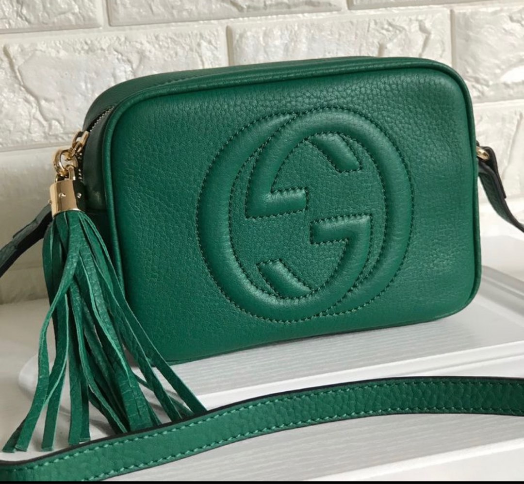 Gucci Disco in green emerald Women s Fashion Bags Wallets